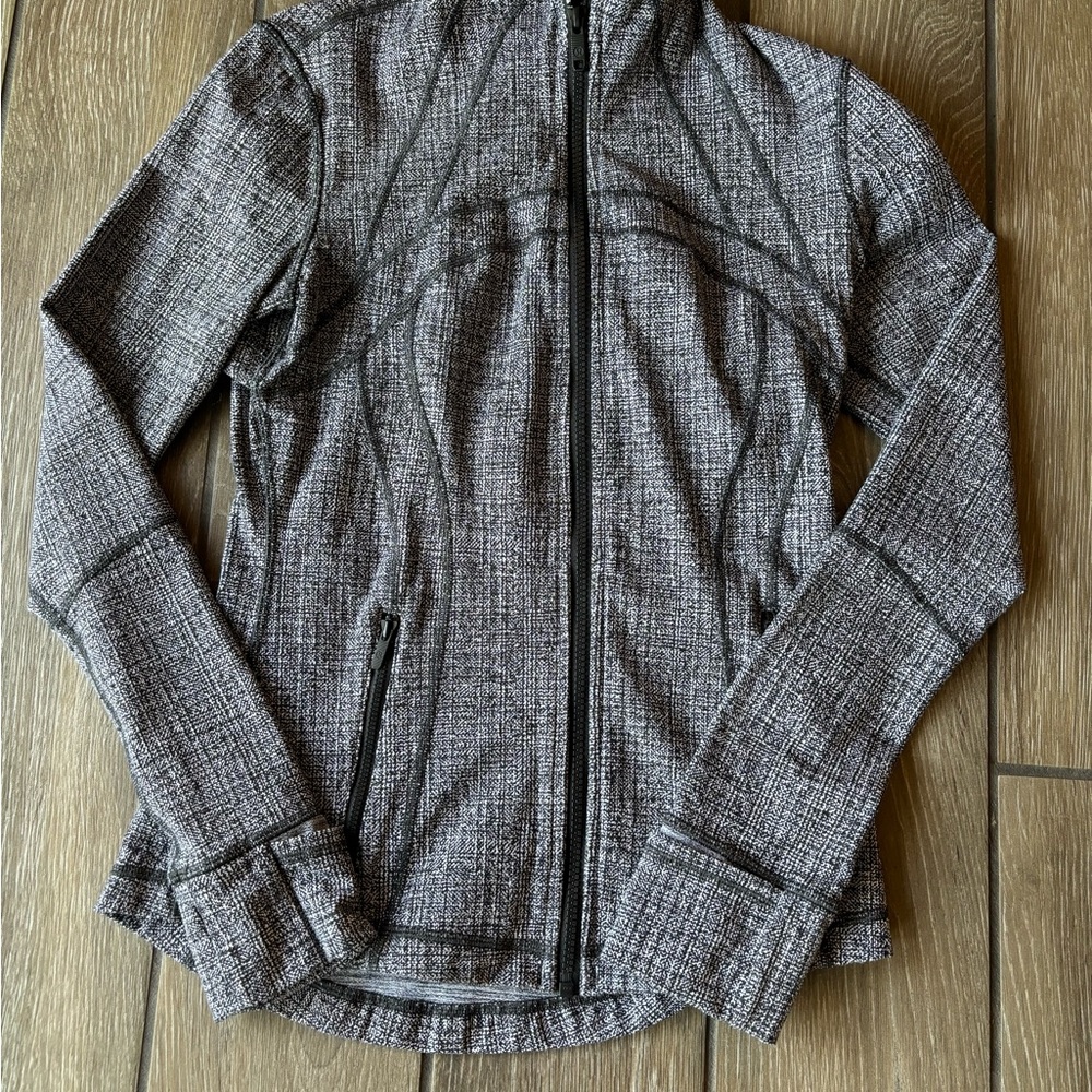 Lululemon Athletica Gray Utility Jacket with Athletic Fit